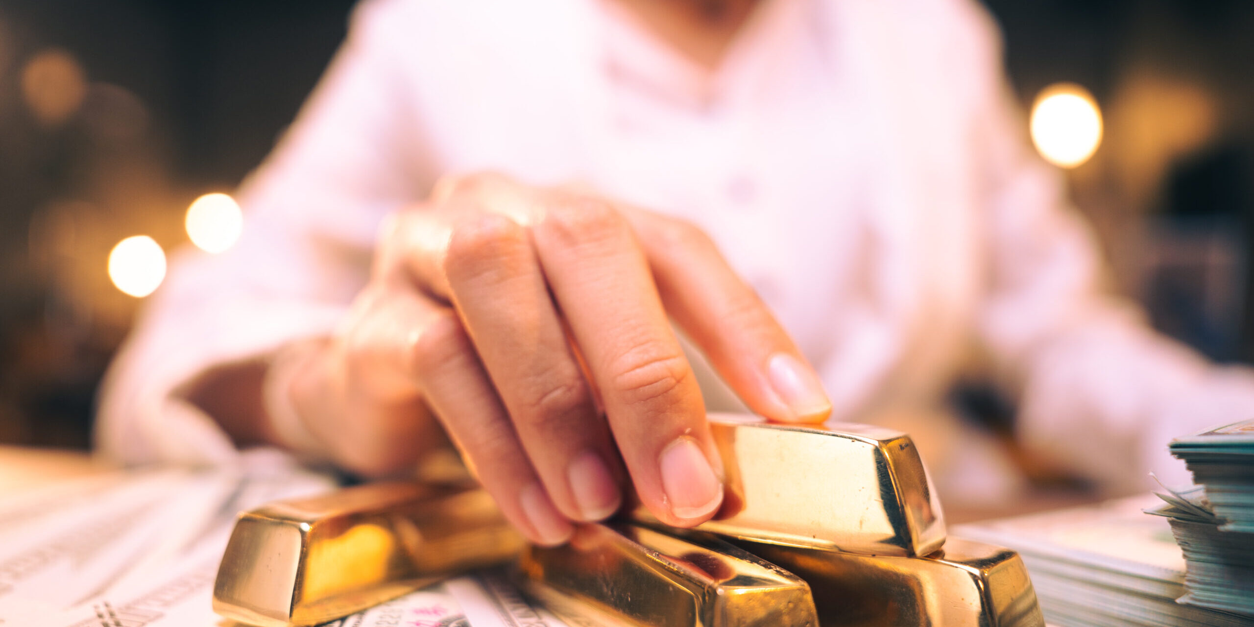 shiny gold bar arrangement in a row. Business Gold future and financial concept. concept of world economics and currency exchange. Money trade and safe haven marketplace