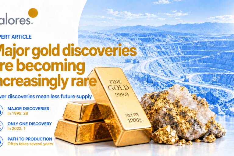 Gold discoveries grow increasingly rare