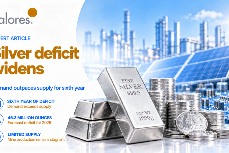 Silver deficit widens as demand outpaces supply